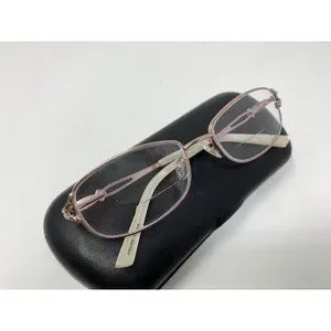 Lady M Collection Eyeglass Frames  Alexa Pink 53 [] 16 130 Rhinestones Lady M Collection Eyeglass Frames Alexa Pink 53 [] 16 130  main image 3